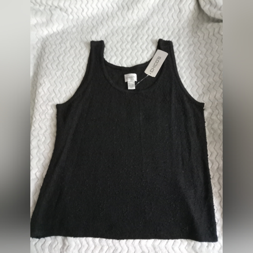 Chico's Elegant Black Tank Top